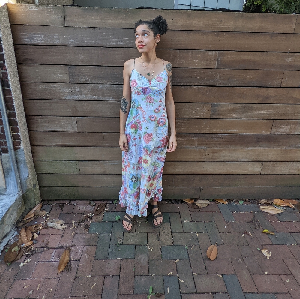 Anthropologie Floral Maxi Dress